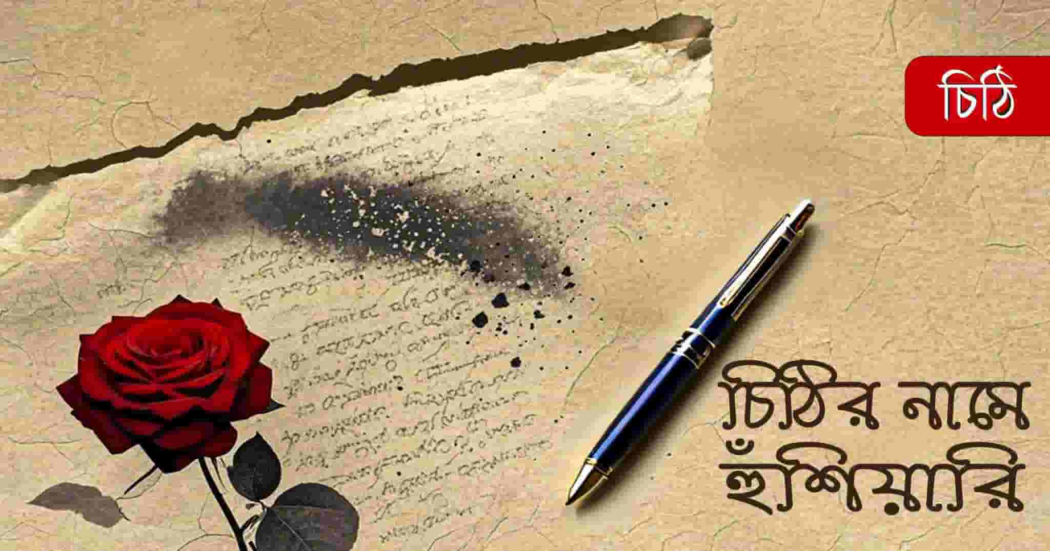 চিঠির নামে হুঁশিয়ারি